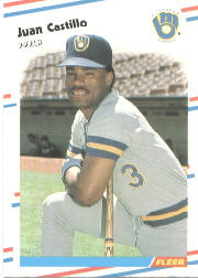 1988 Fleer Baseball Cards      159     Juan Castillo